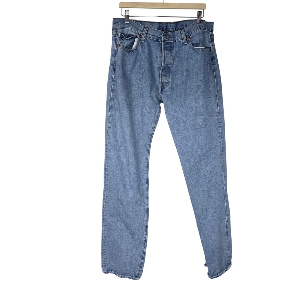 Levi's‎ 501 Original Fit Jeans Men 36x36 Blue Denim Cotton Classic Americana